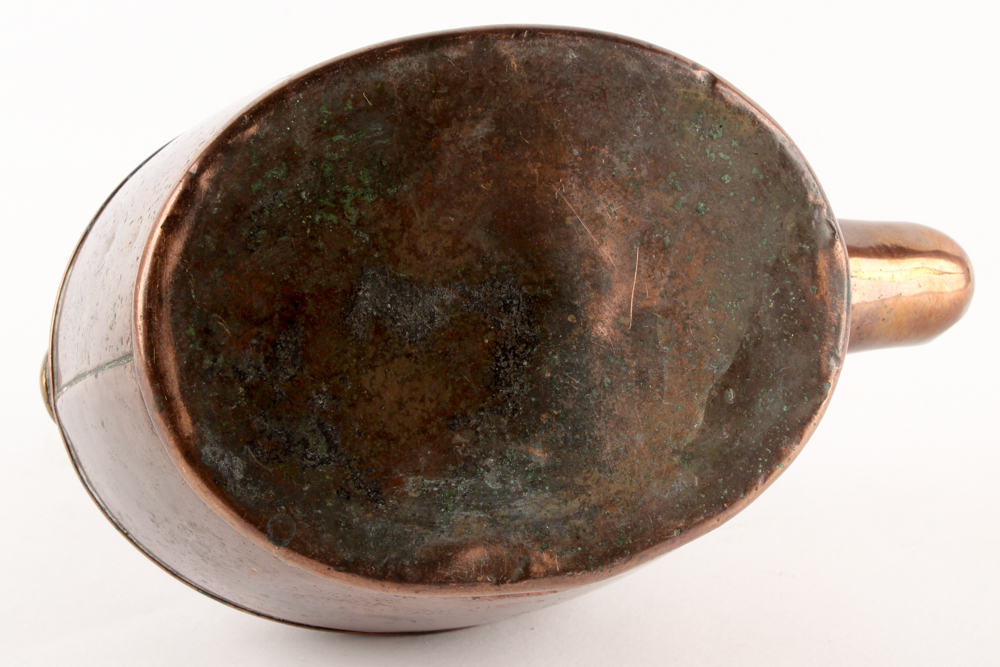 Vintage Copper Kettle and Brass Trivet