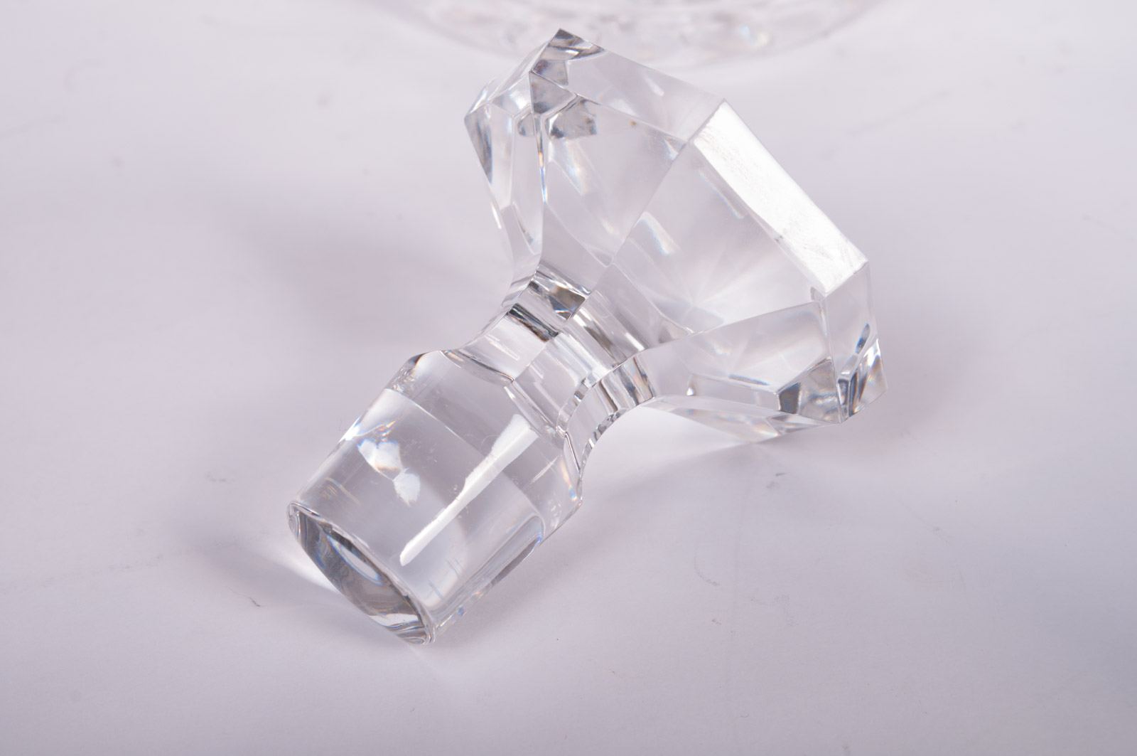 Vintage Val St. Lambert "Metternich Fantaisie" Crystal Decanter and Stemware