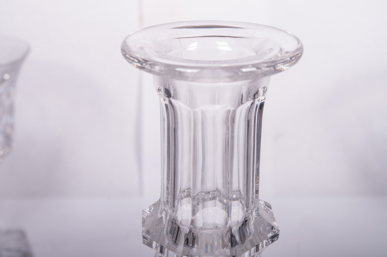 Vintage Val St. Lambert "Metternich Fantaisie" Crystal Decanter and Stemware