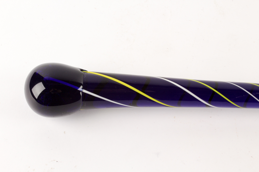 Vintage Art Glass Walking Stick