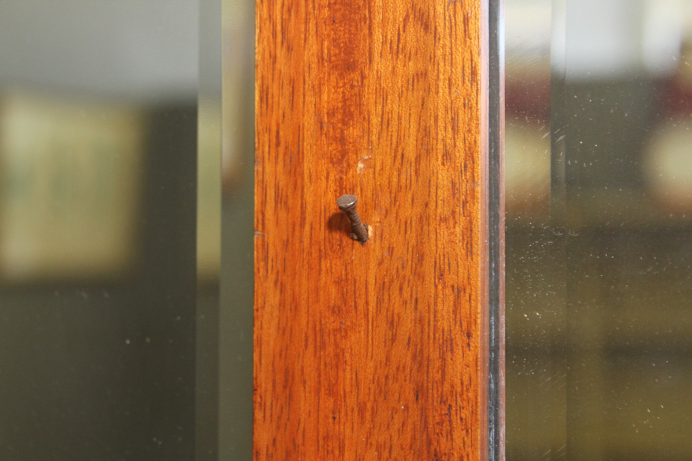Antique Victorian Walnut Sideboard with Mirrored Top