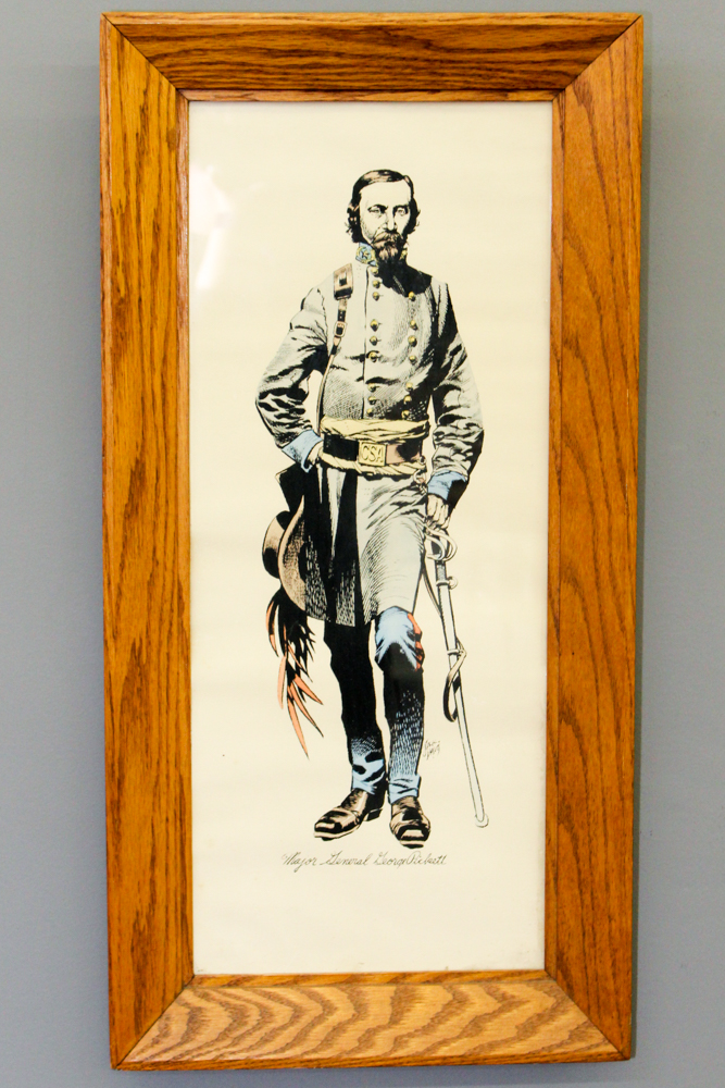 Jack Daug Hand-Colored Portrait of Major General George Pickett