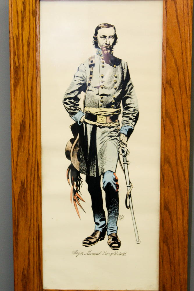 Jack Daug Hand-Colored Portrait of Major General George Pickett