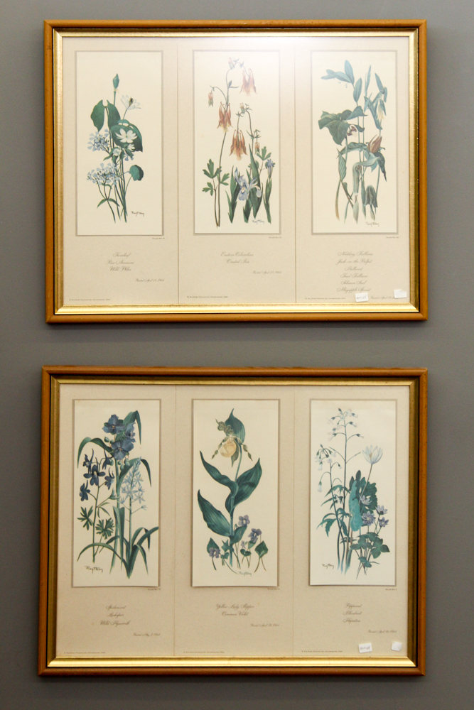 After Ray Harm Pair Framed Offset Lithographs