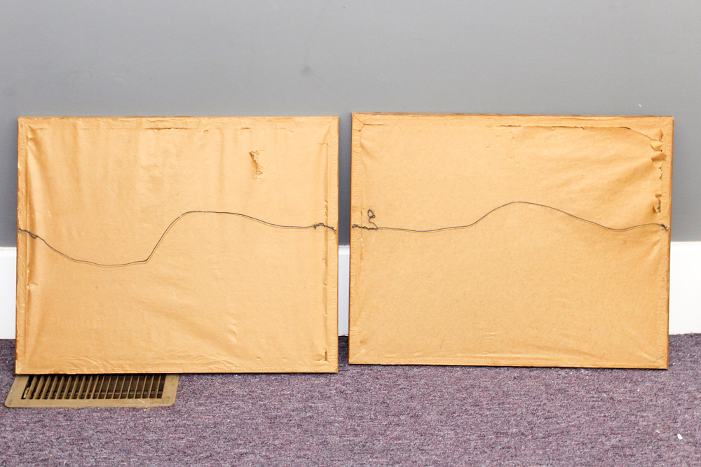 After Ray Harm Pair Framed Offset Lithographs