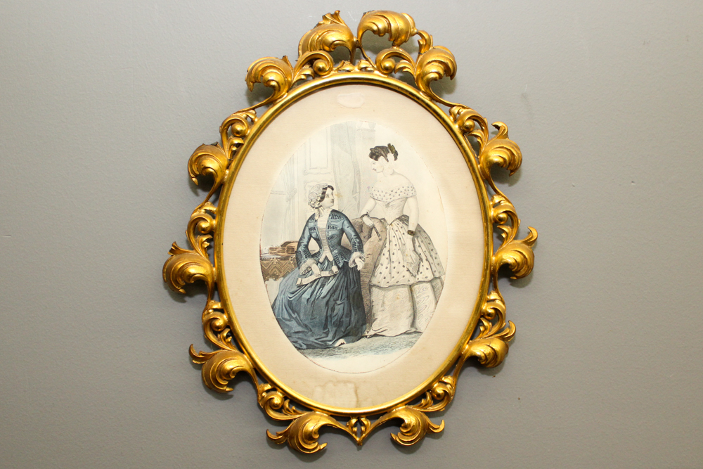 Vintage Lithograph and Engraving Portraits of Women