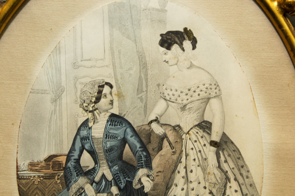 Vintage Lithograph and Engraving Portraits of Women