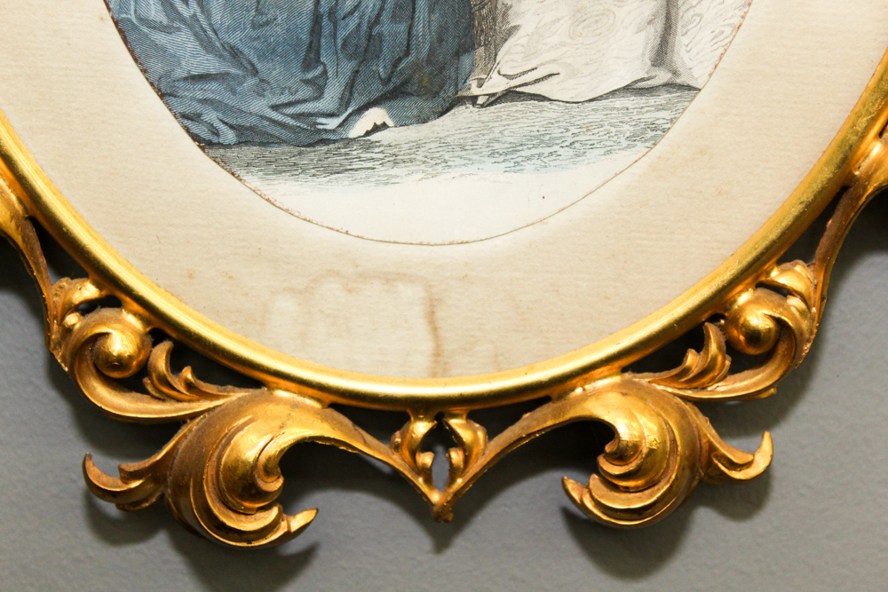 Vintage Lithograph and Engraving Portraits of Women