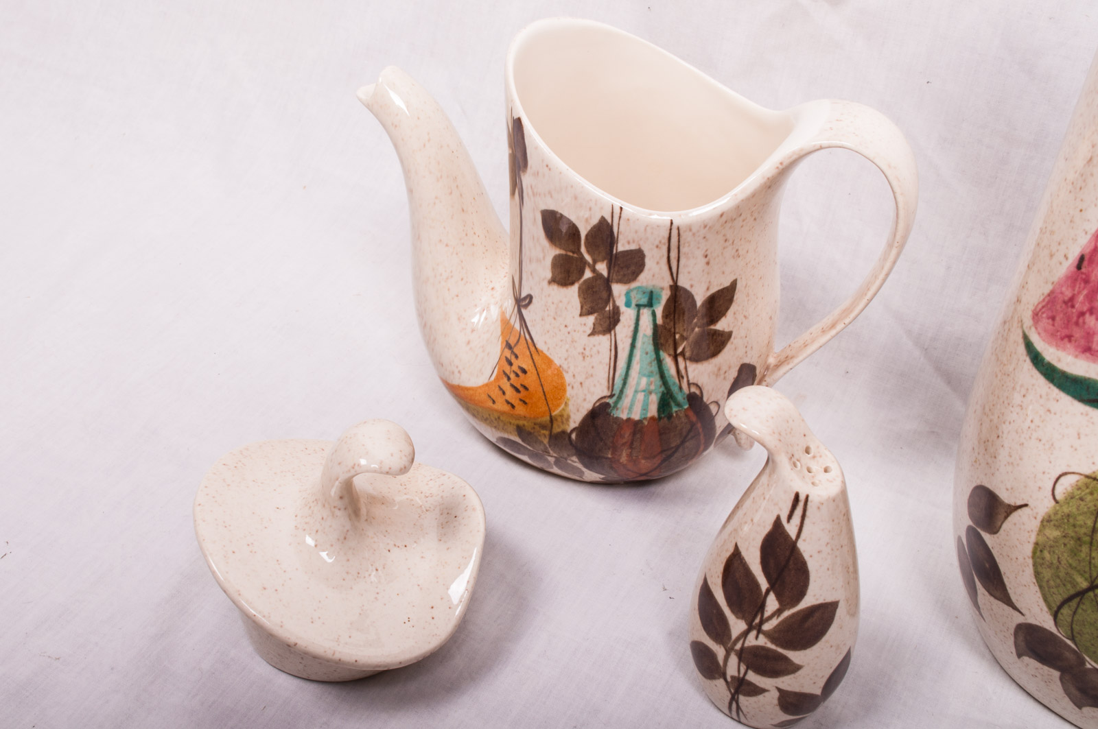 Vintage Red Wing "Tampico" Hand-Painted China Tableware