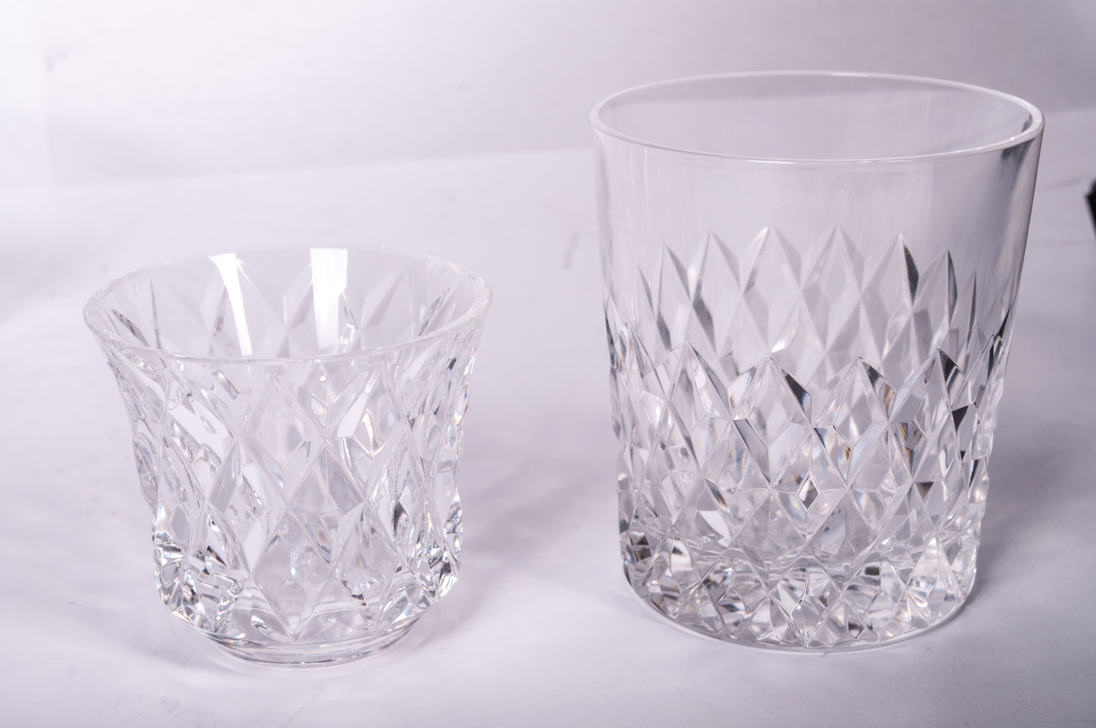 Vintage Val St. Lambert "Metternich Fantaisie" Crystal Decanter and Stemware