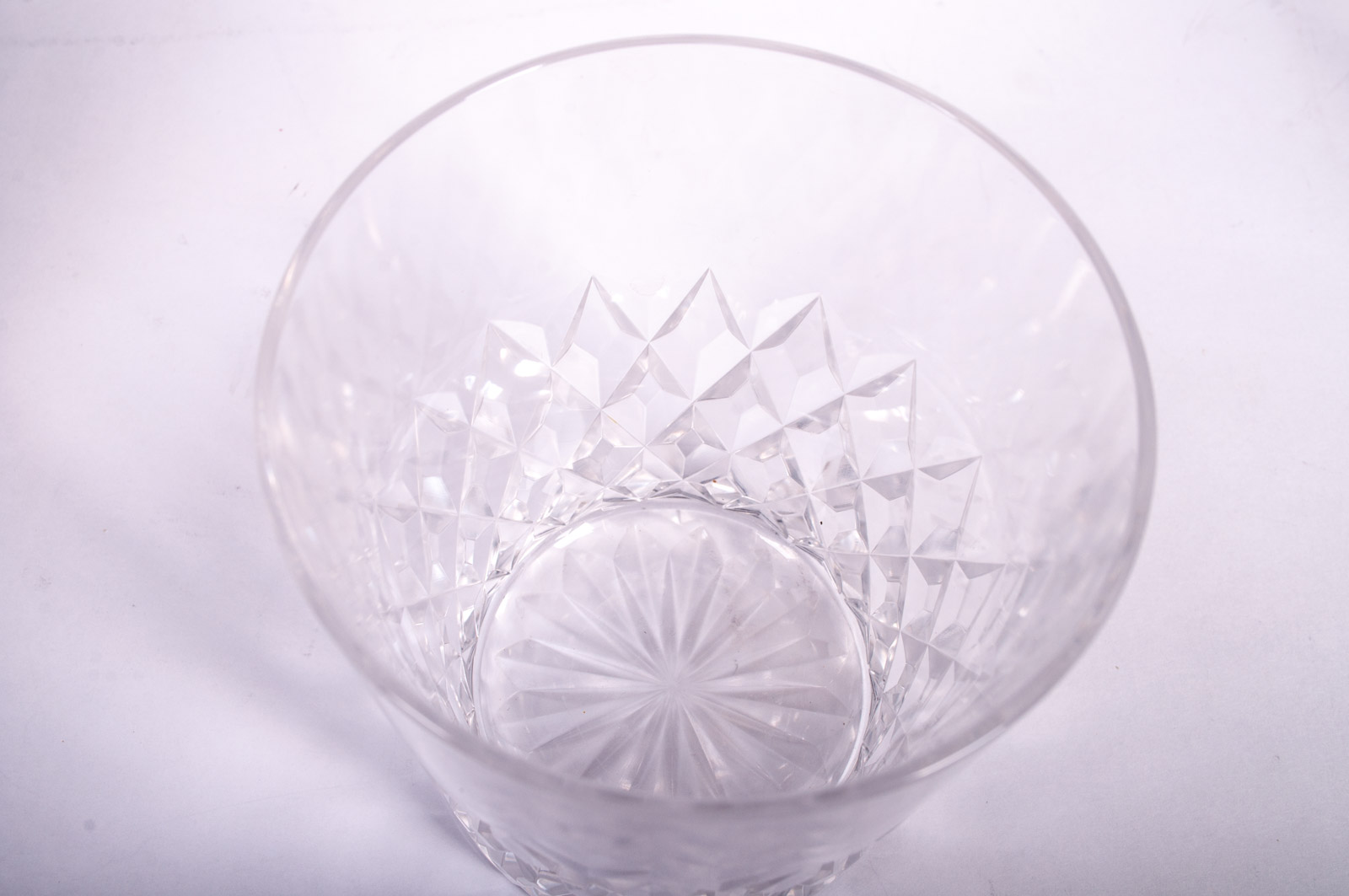 Vintage Val St. Lambert "Metternich Fantaisie" Crystal Decanter and Stemware