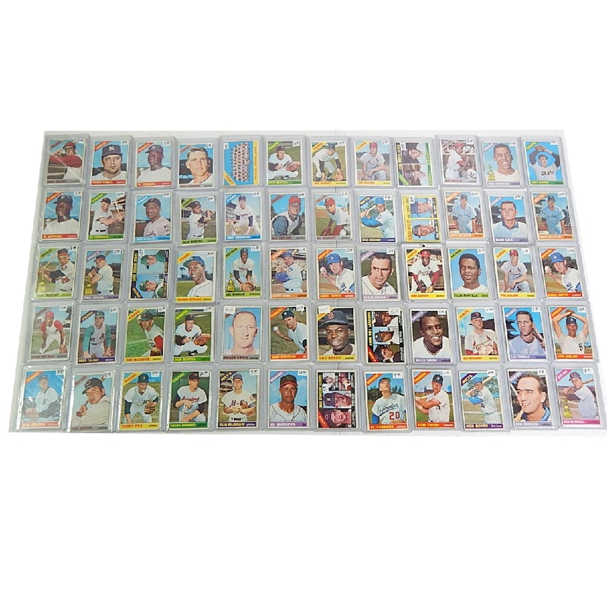 1966 Topps Star High Number Rookie Card Lot