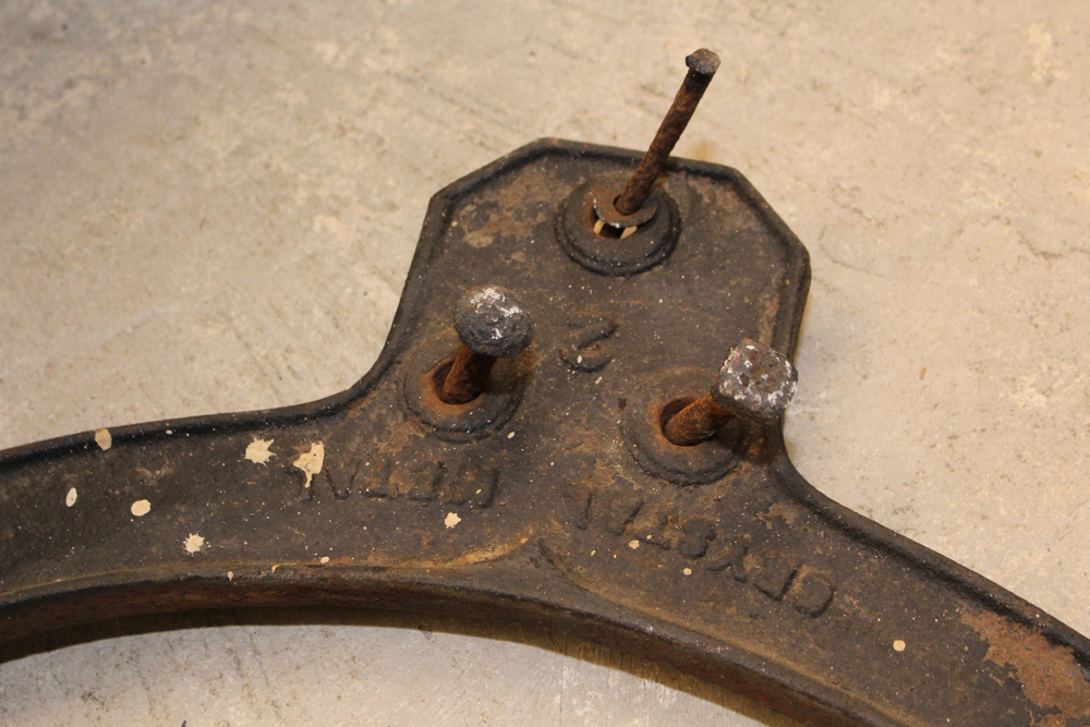 Antique Crystal Metal #2 Cast Iron Church Bell