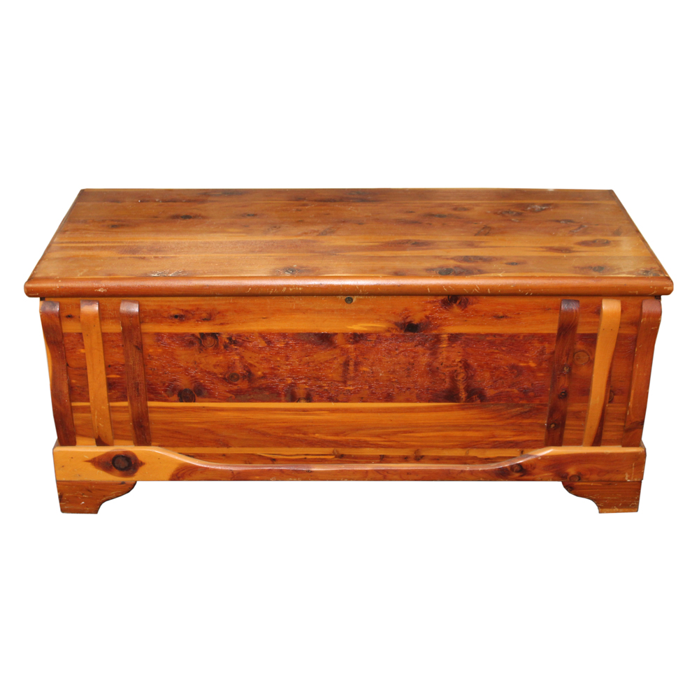 Vintage Knotty Pine Cedar Chest