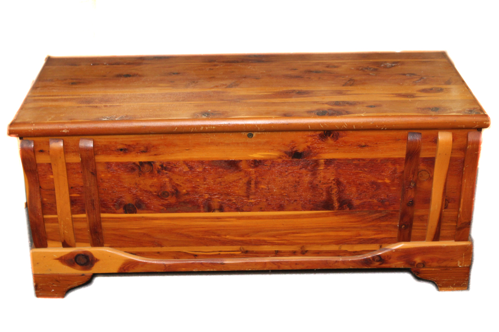 Vintage Knotty Pine Cedar Chest