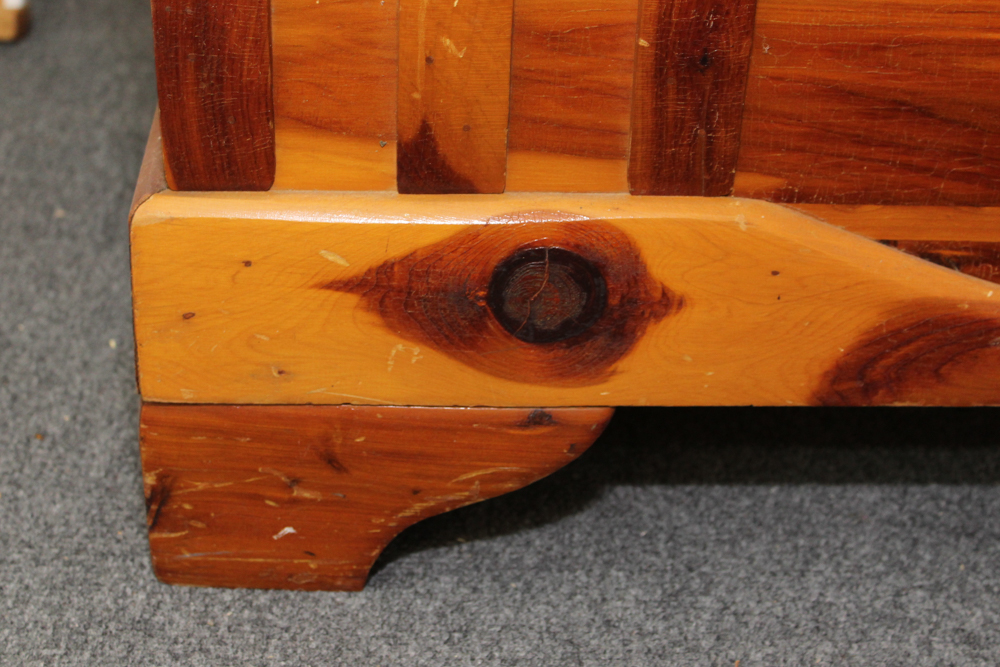 Vintage Knotty Pine Cedar Chest