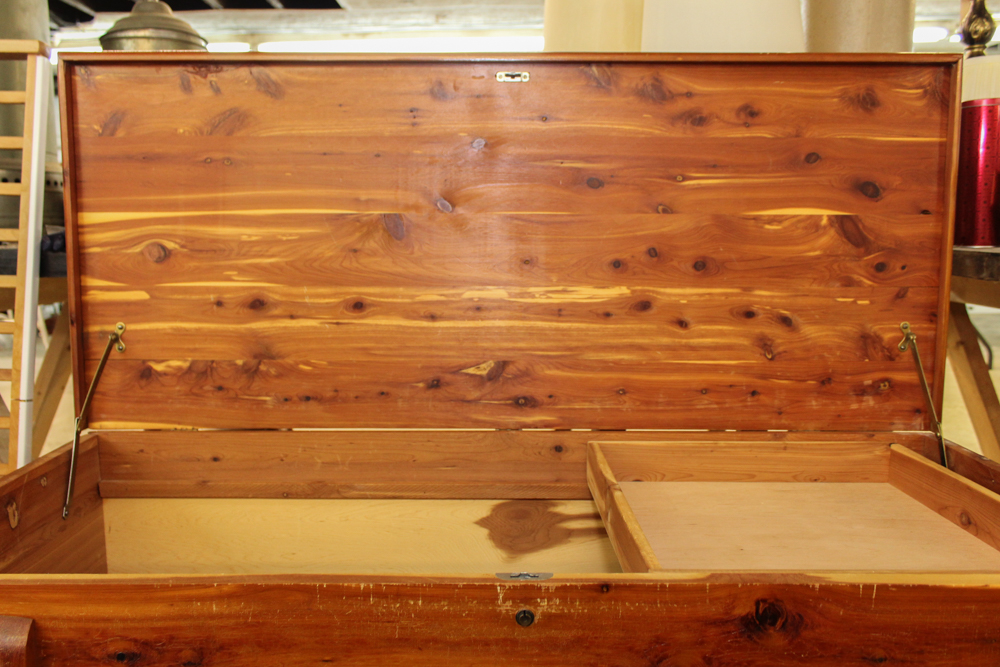 Vintage Knotty Pine Cedar Chest