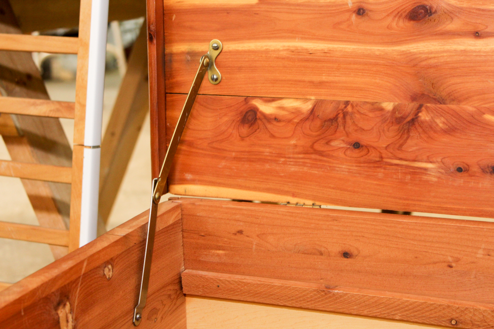 Vintage Knotty Pine Cedar Chest