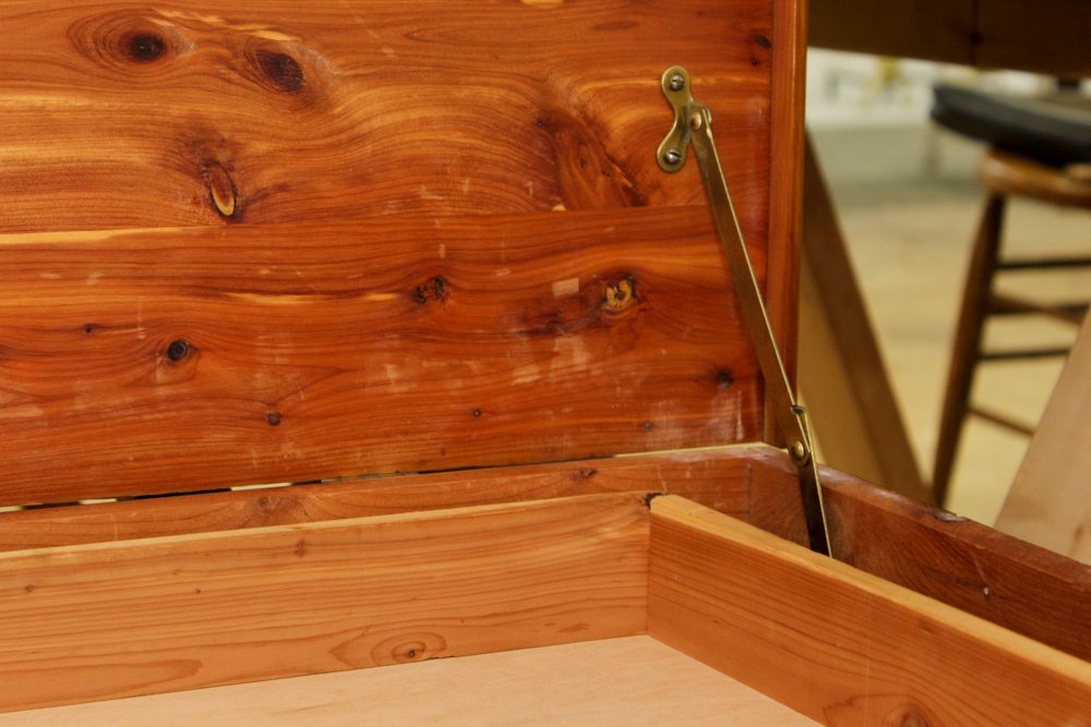 Vintage Knotty Pine Cedar Chest