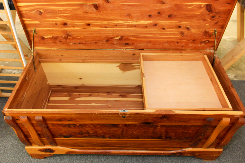 Vintage Knotty Pine Cedar Chest