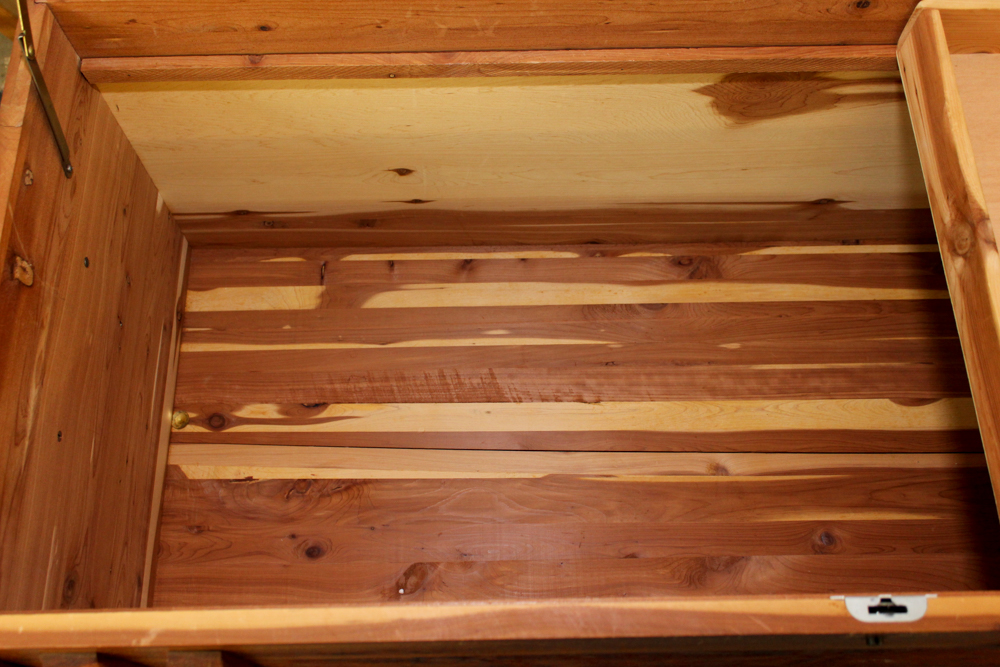 Vintage Knotty Pine Cedar Chest