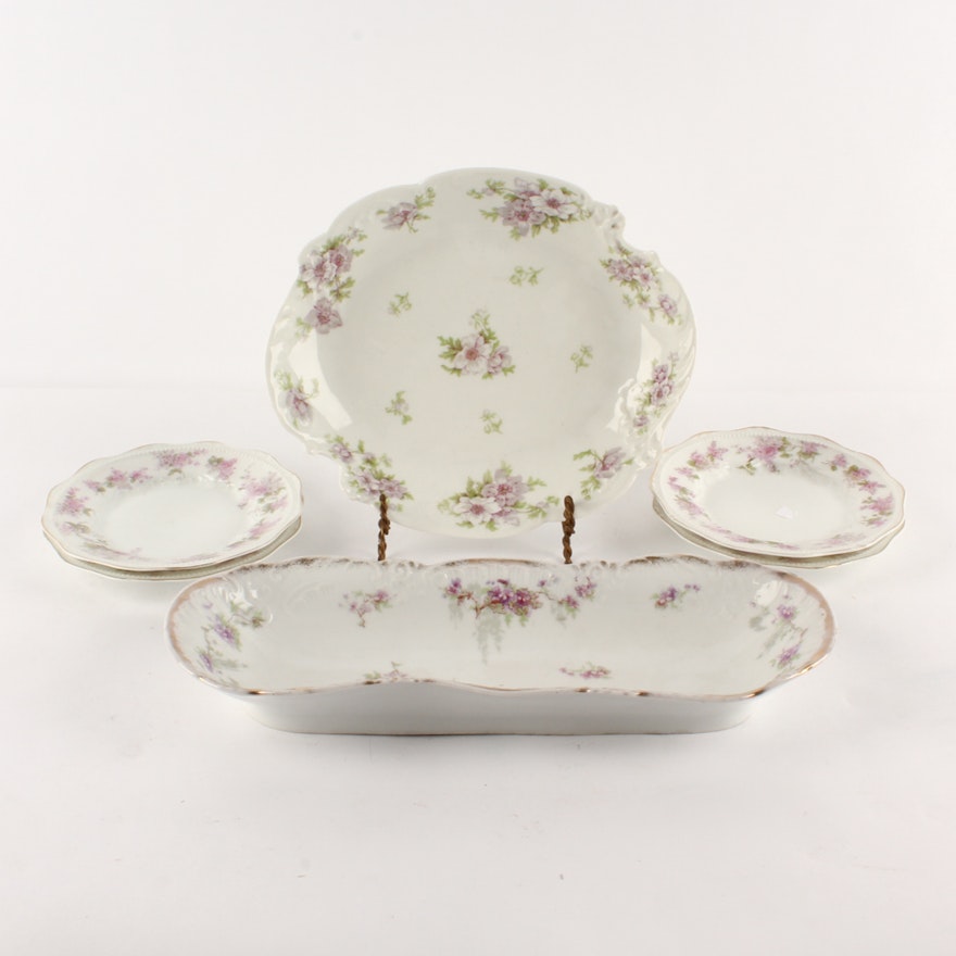 Early 20th C. Porcelain Tableware Featuring Bawo & Dotter