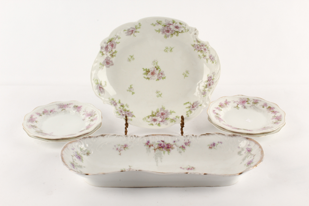 Early 20th C. Porcelain Tableware Featuring Bawo & Dotter