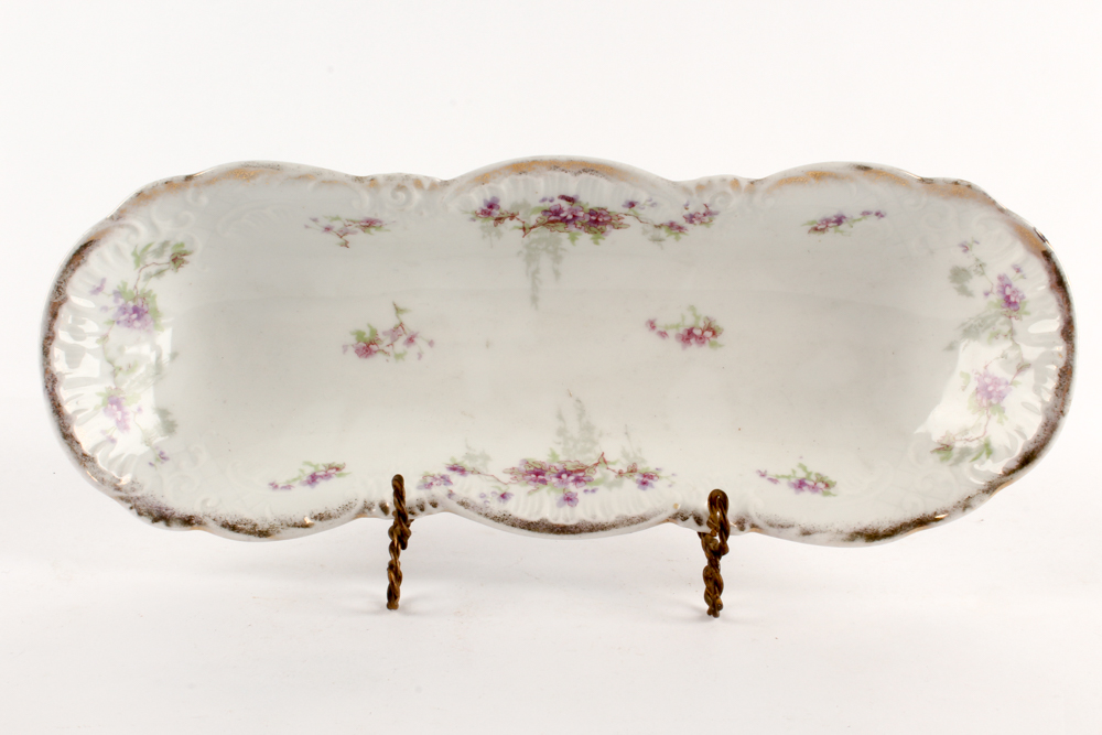 Early 20th C. Porcelain Tableware Featuring Bawo & Dotter