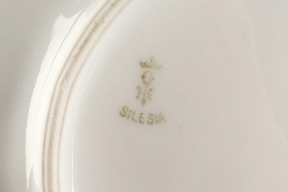 Early 20th C. Porcelain Tableware Featuring Bawo & Dotter