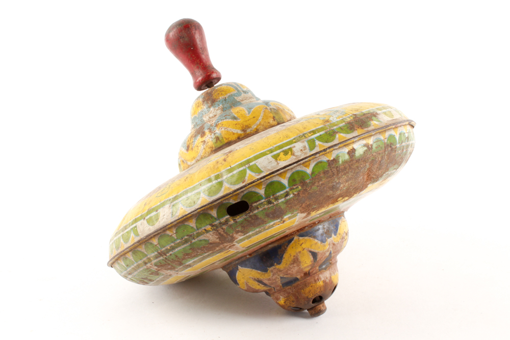 Vintage Tin Litho Tops