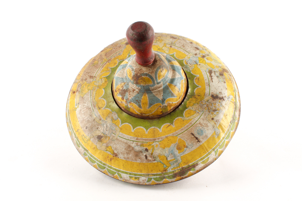 Vintage Tin Litho Tops