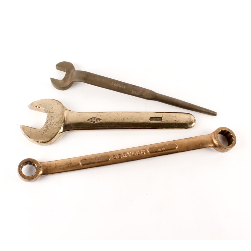 Open End Spud Wrenches and a Box End Wrench