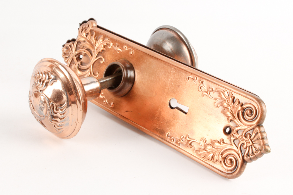 Antique Door Hardware and Rim Lock