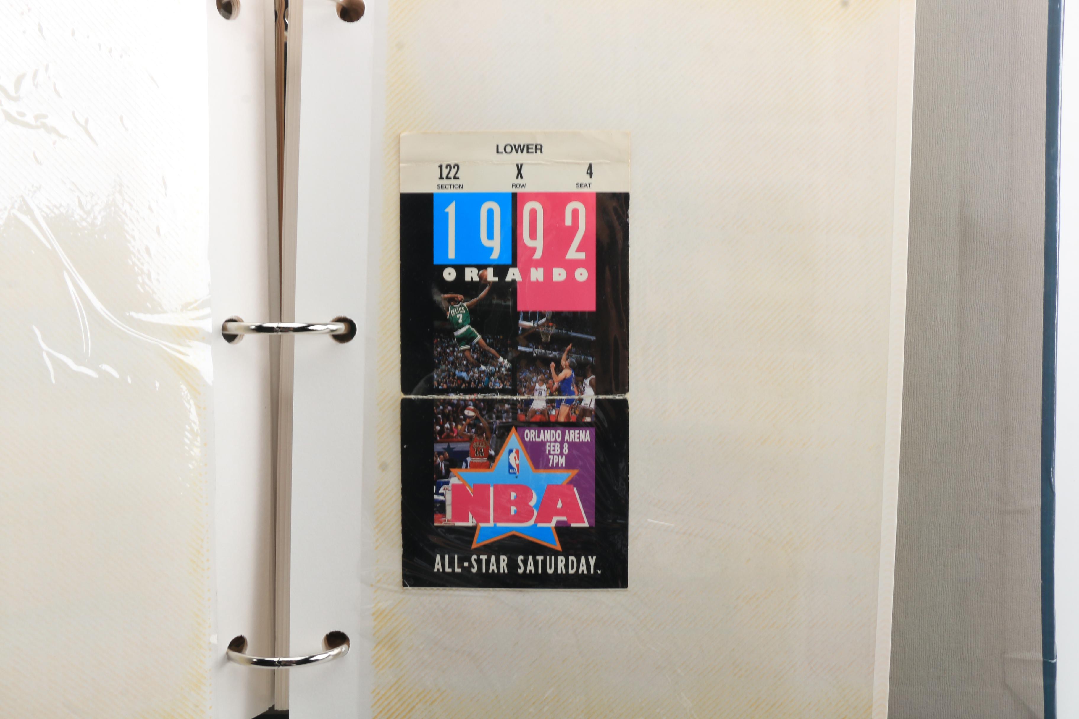 Pro Sports Ticket Stubs