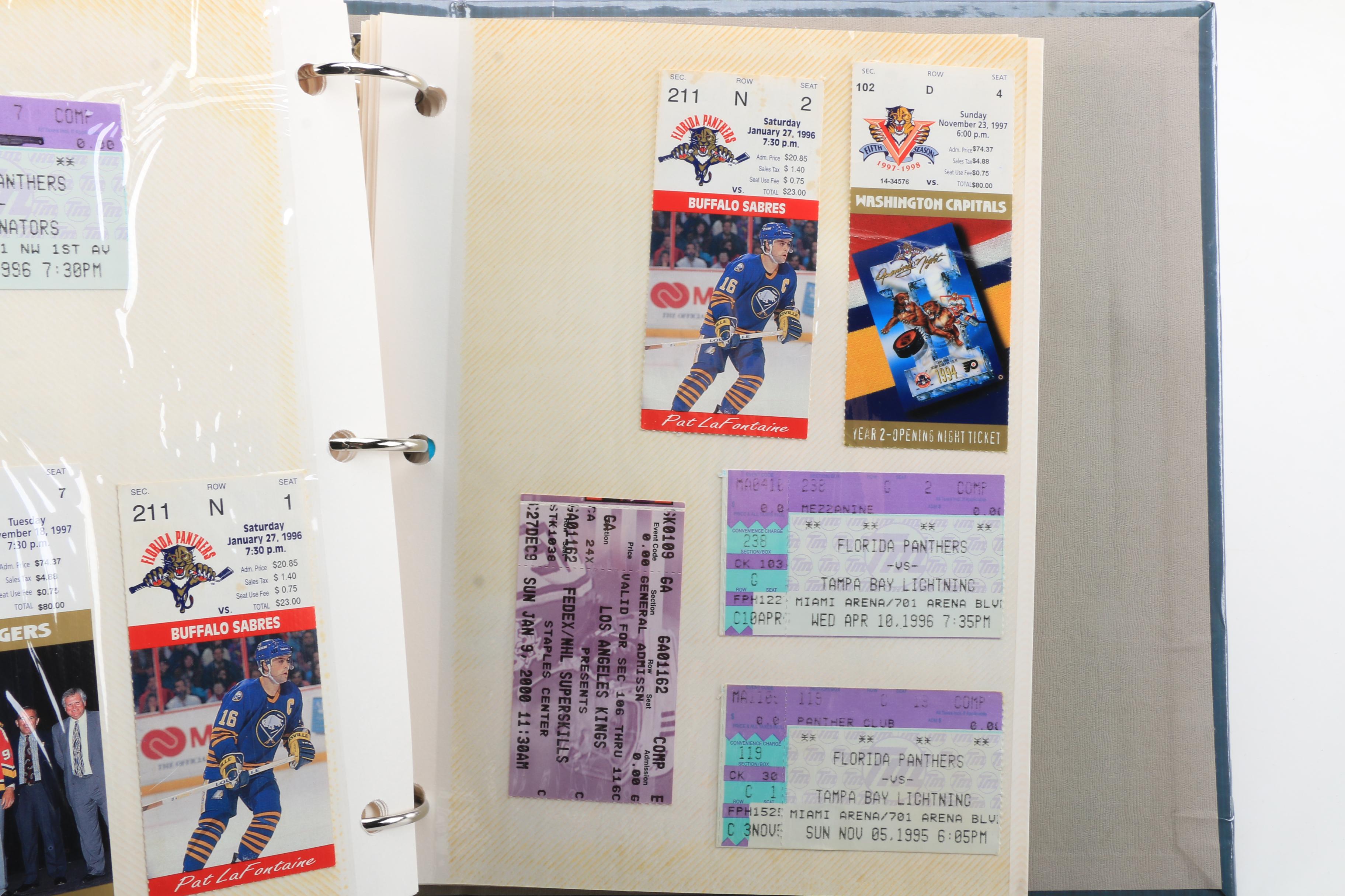 Pro Sports Ticket Stubs