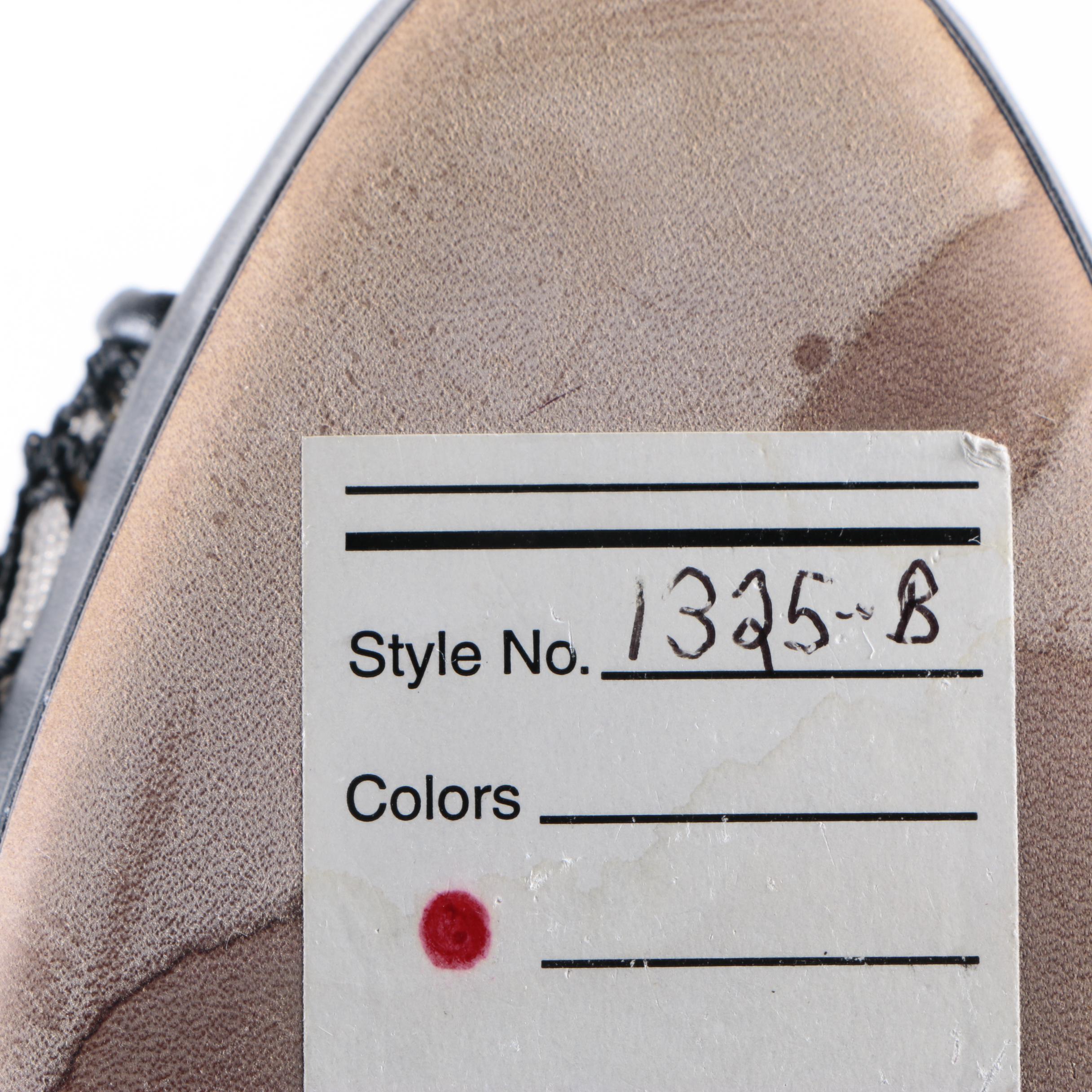 Valentino Garavani Mesh Rosette High Heel Sandals