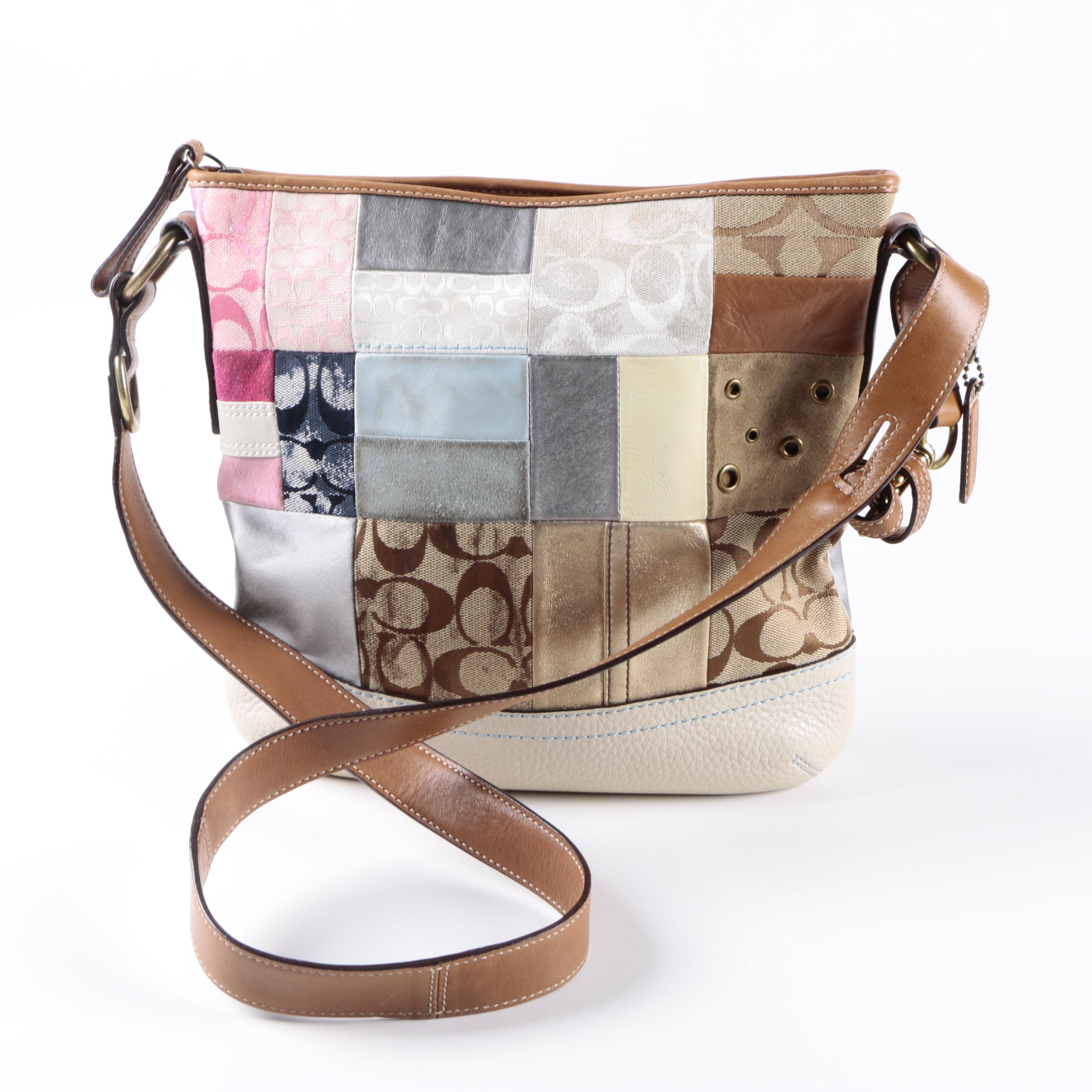 Coach Signature Patchwork Crossbody Bag