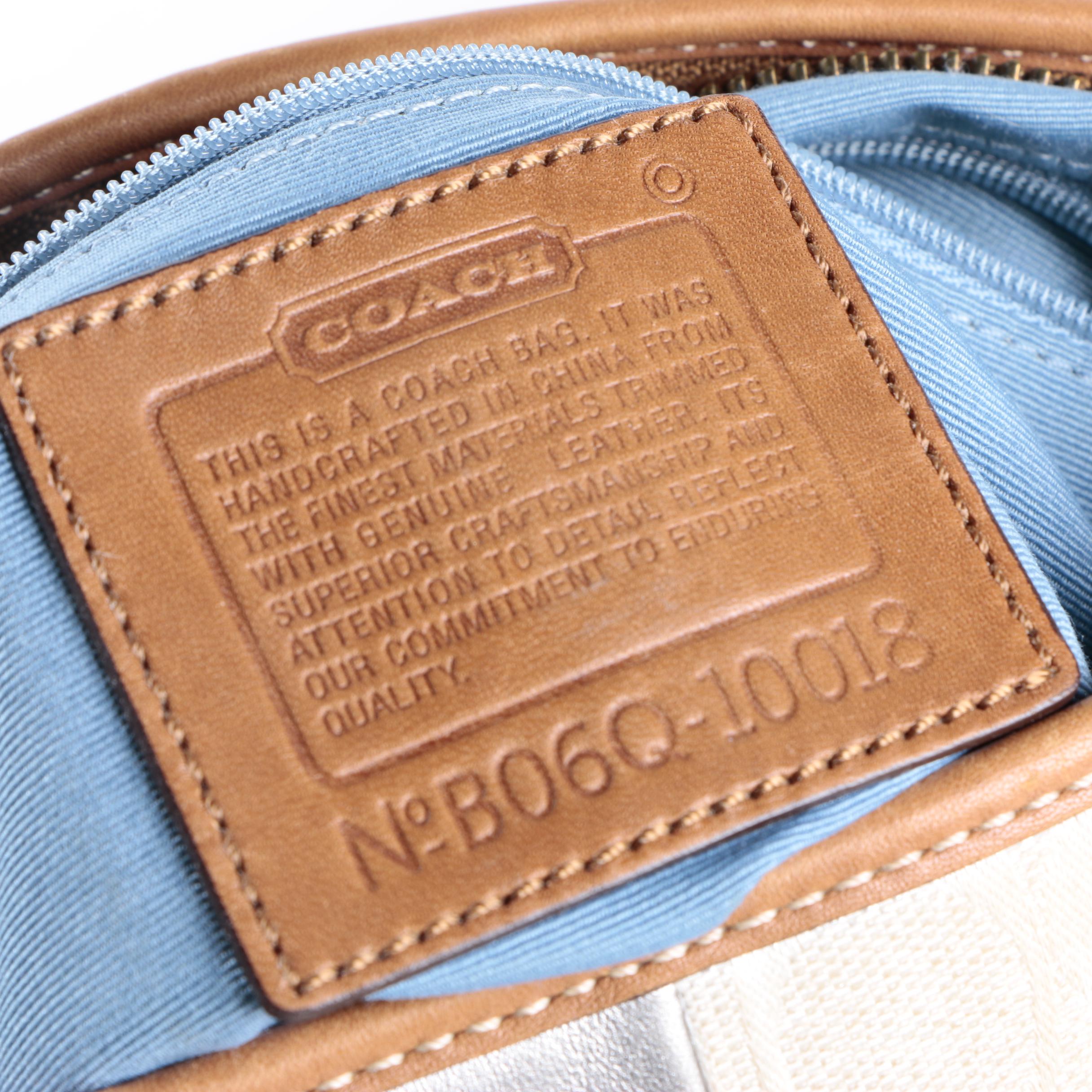 Coach Signature Patchwork Crossbody Bag