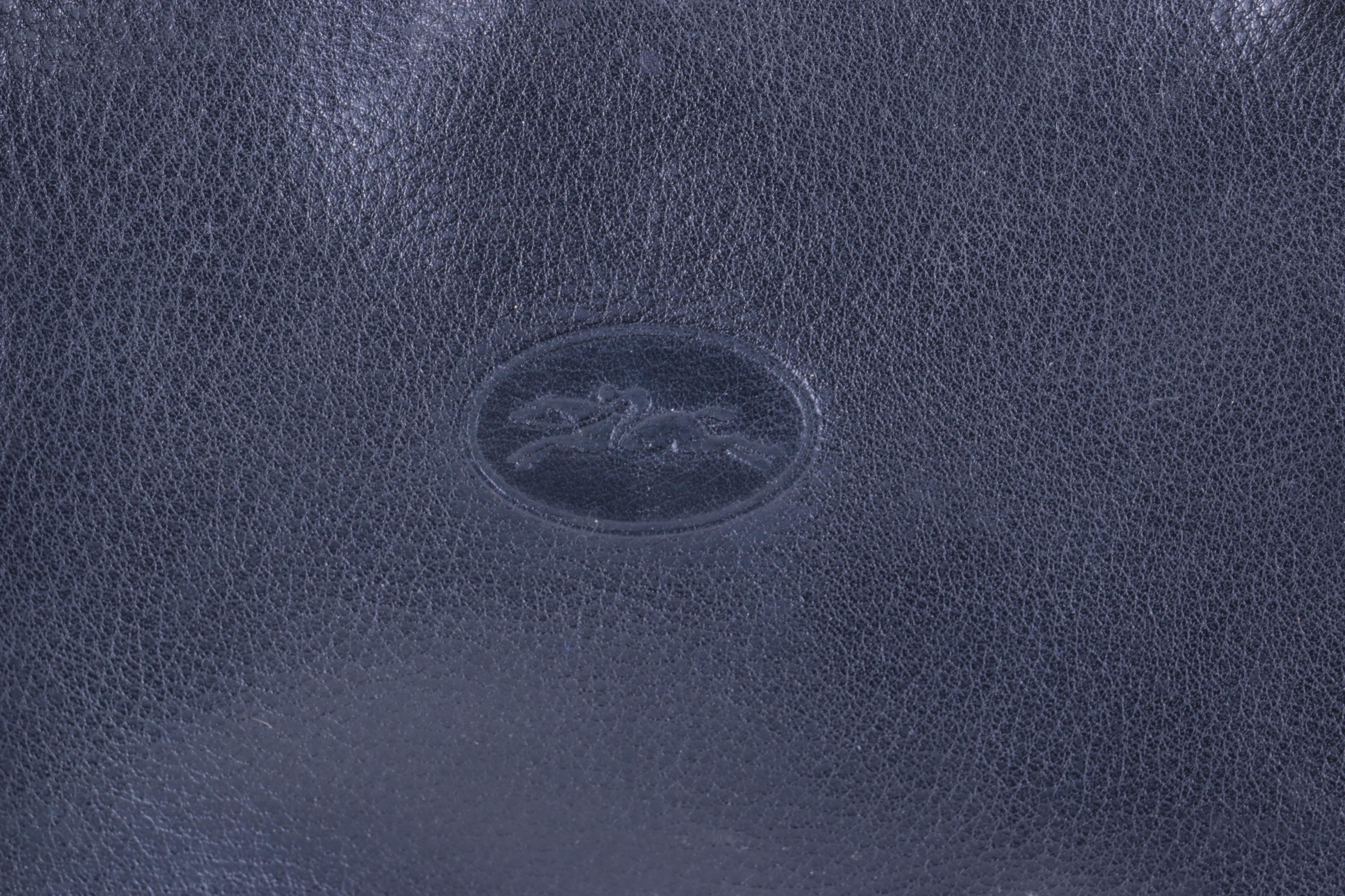 Vintage Longchamp Black Leather Bag