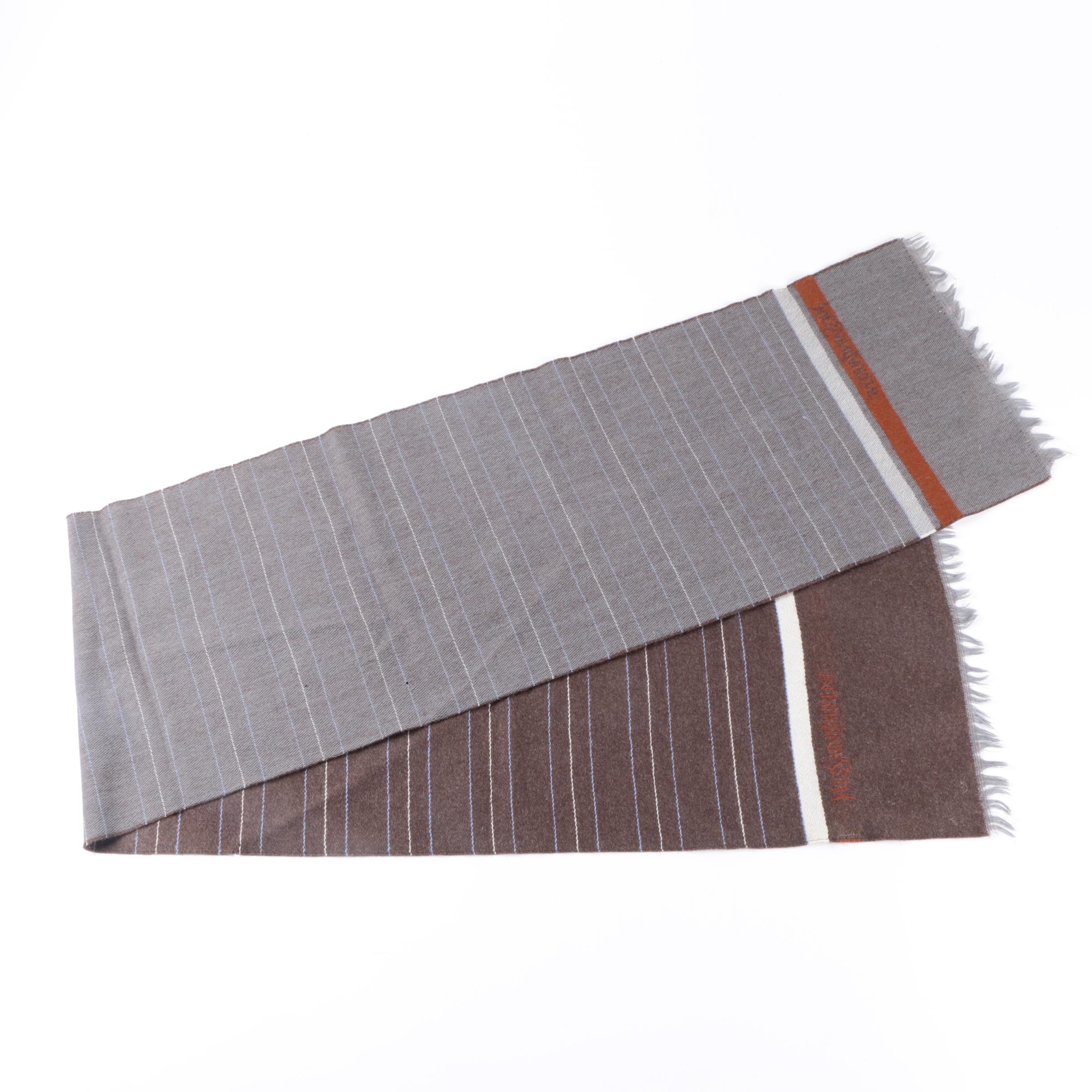 Yves Saint Laurent Wool Scarf