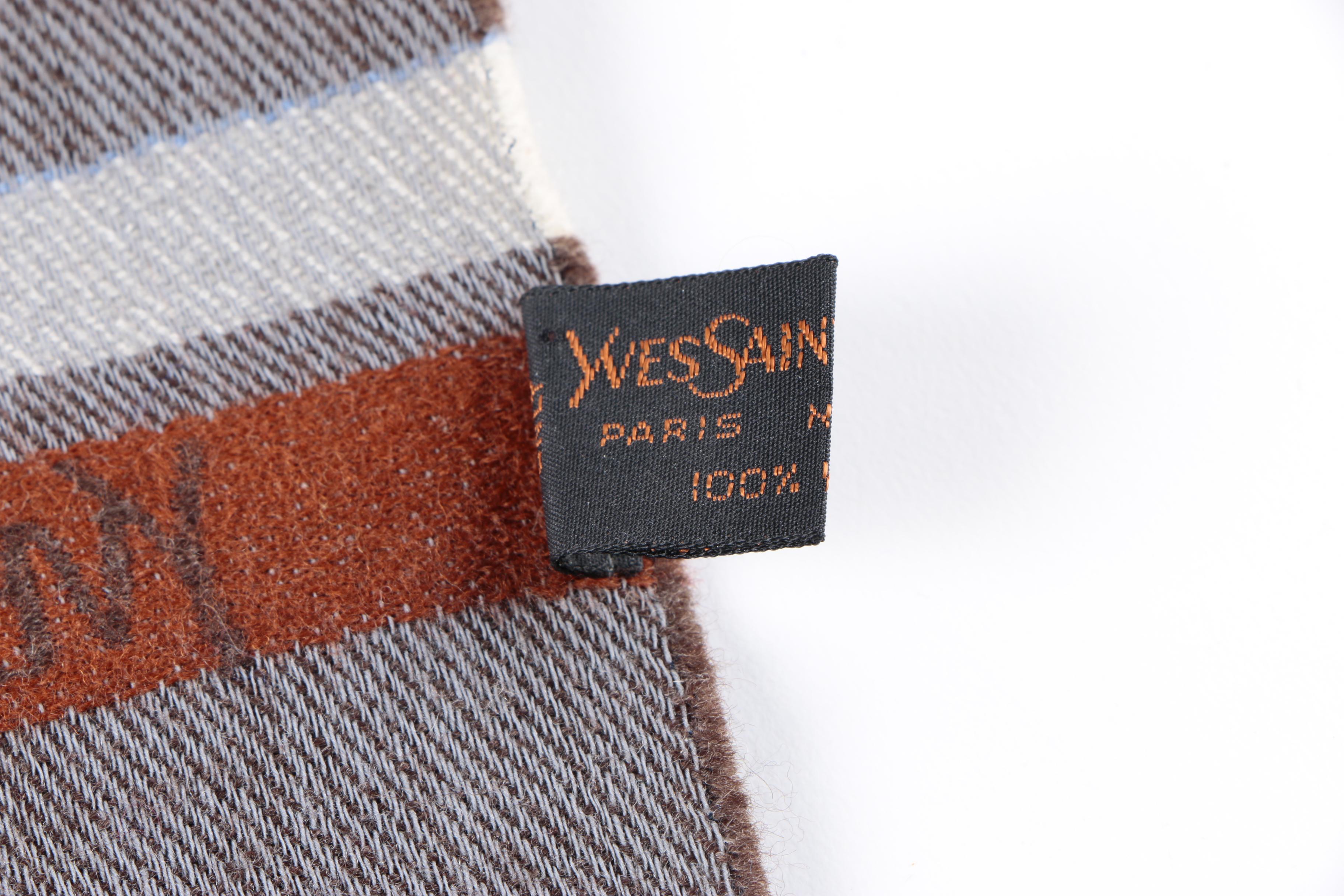 Yves Saint Laurent Wool Scarf