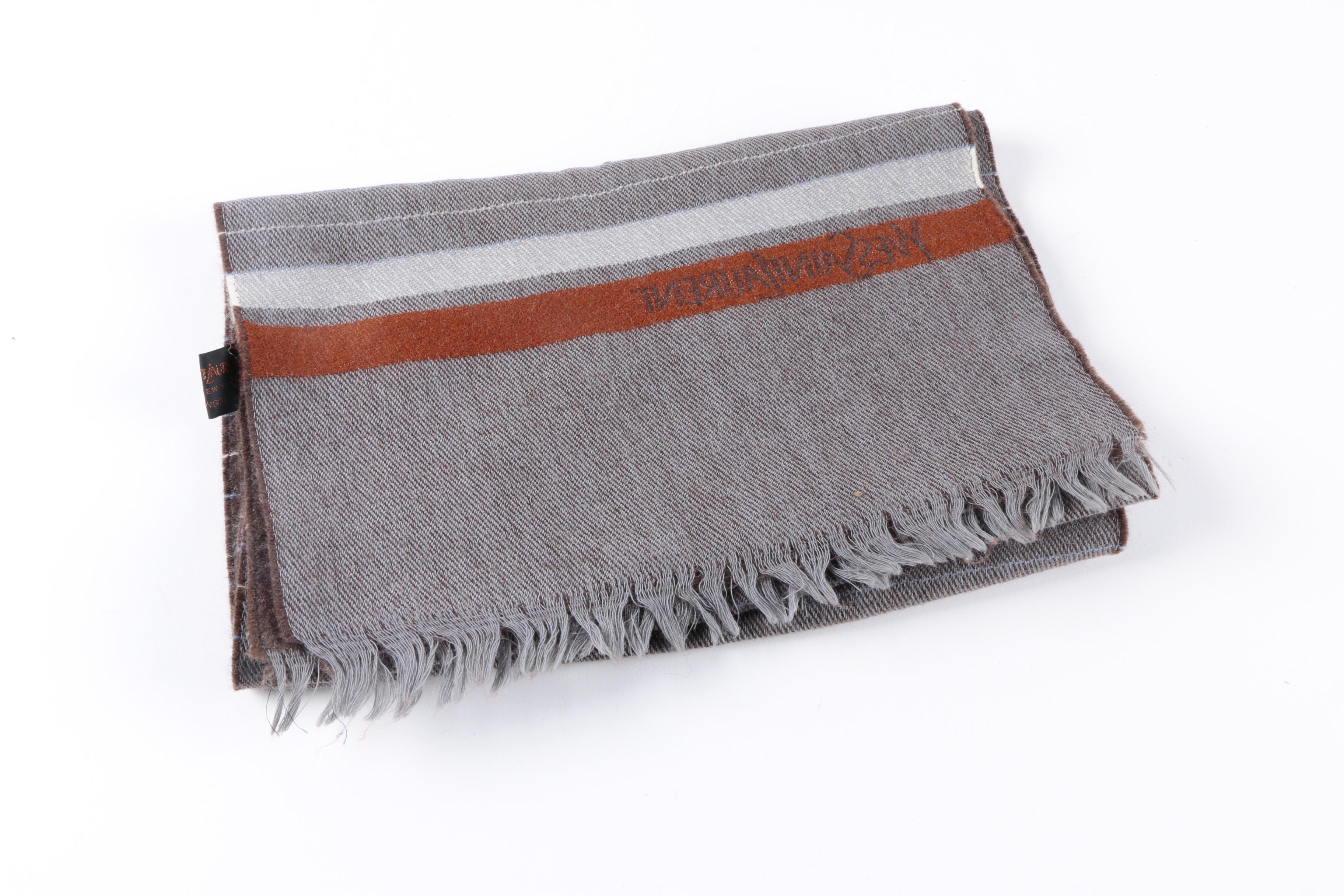 Yves Saint Laurent Wool Scarf