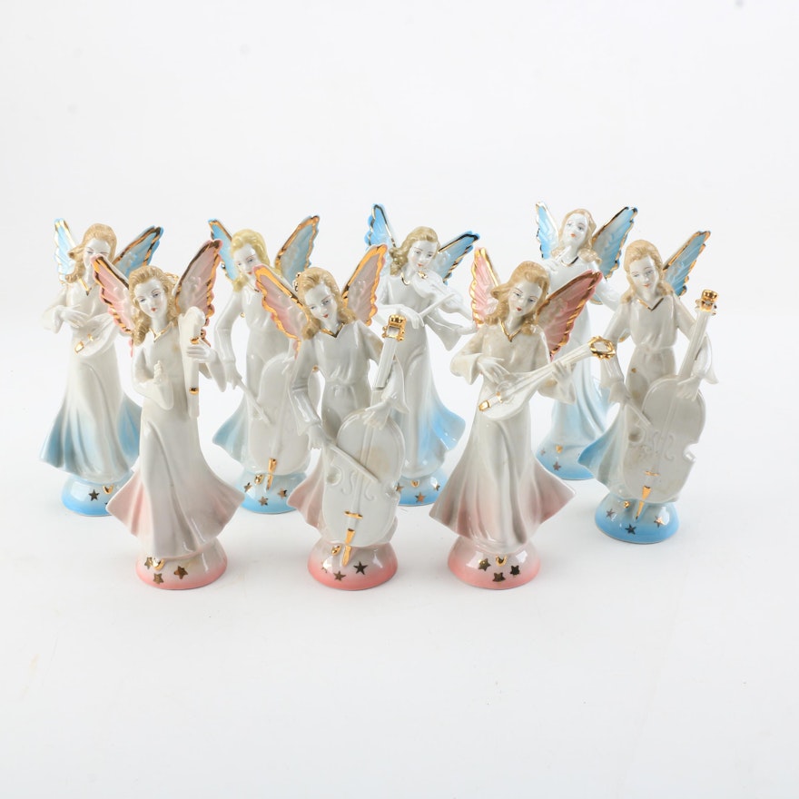 Vintage Angel Figurines by Wilhelm Rittirsch of Kups, Bavaria