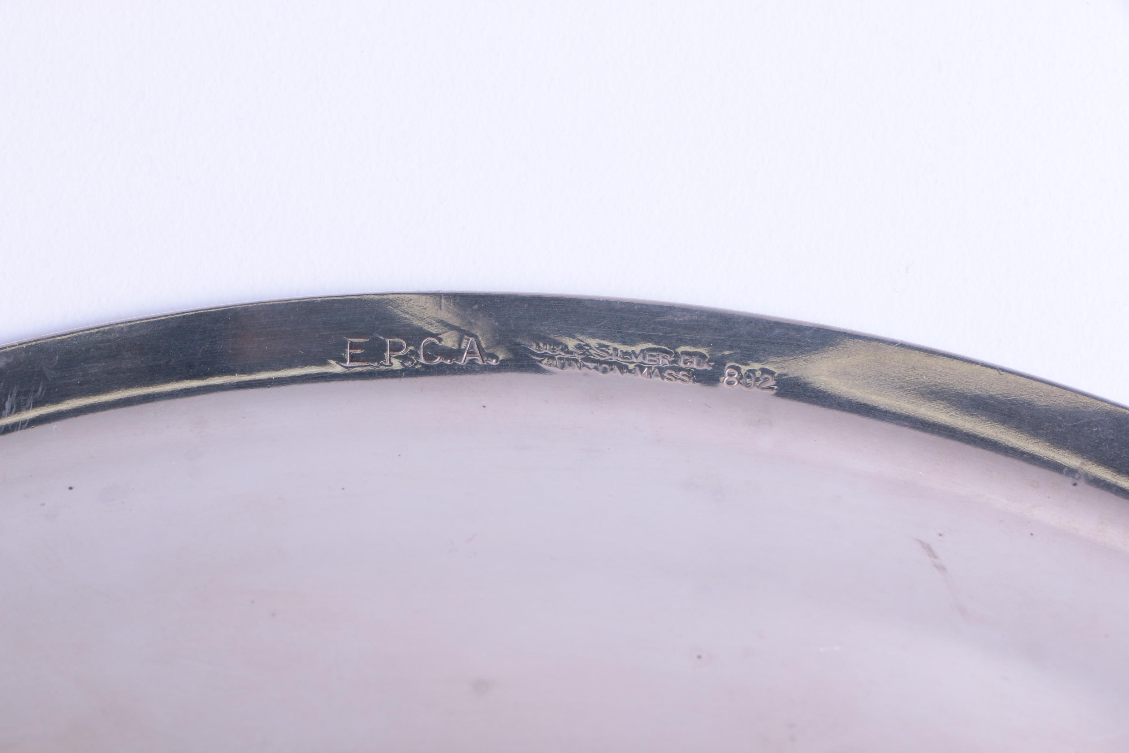 Poole Silver Plate Footed Cake Stand with other Silver Plate Serveware