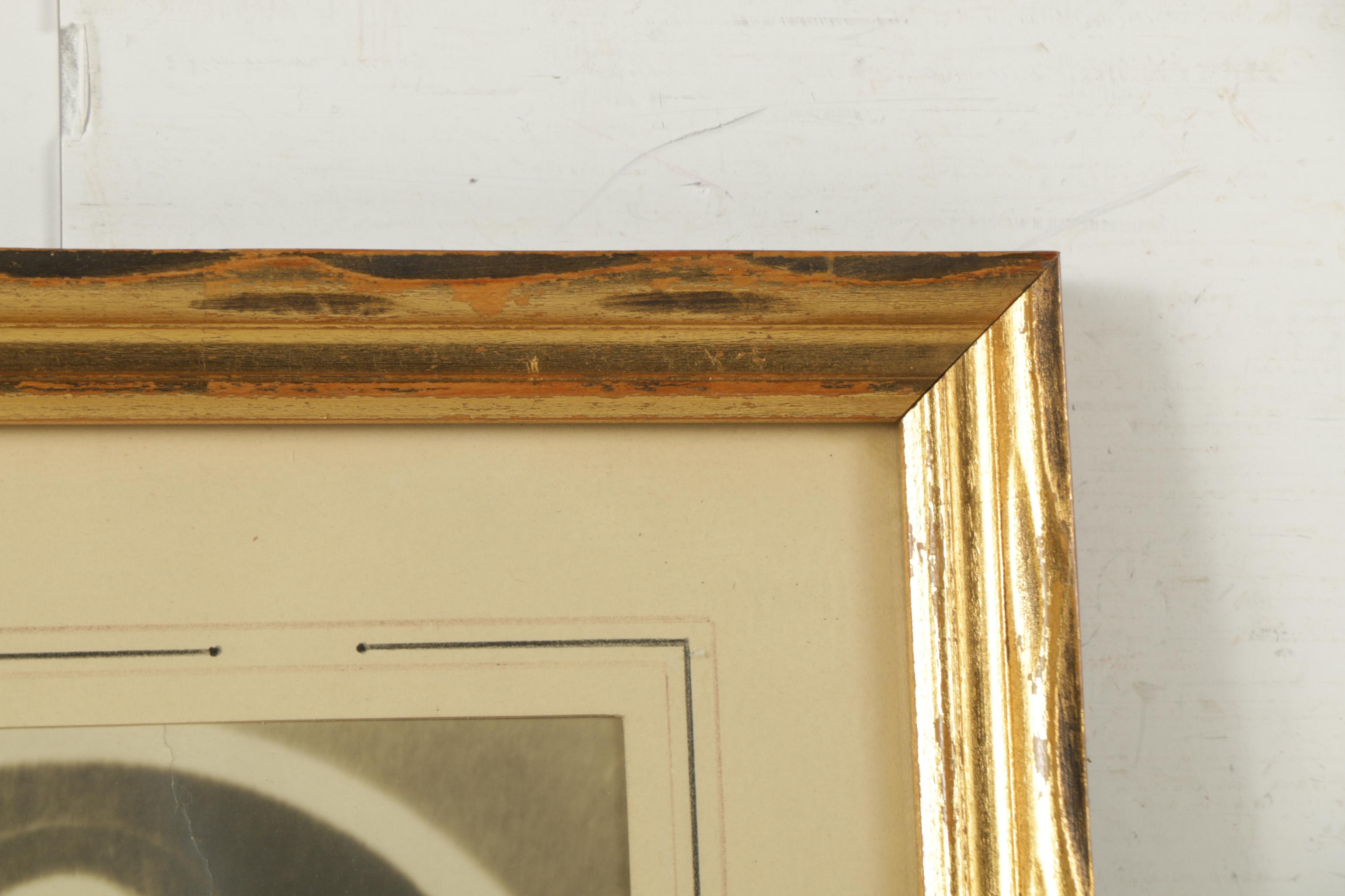 Oil Painting on Velvet with Silver Gelatin Reproduction of a Painting