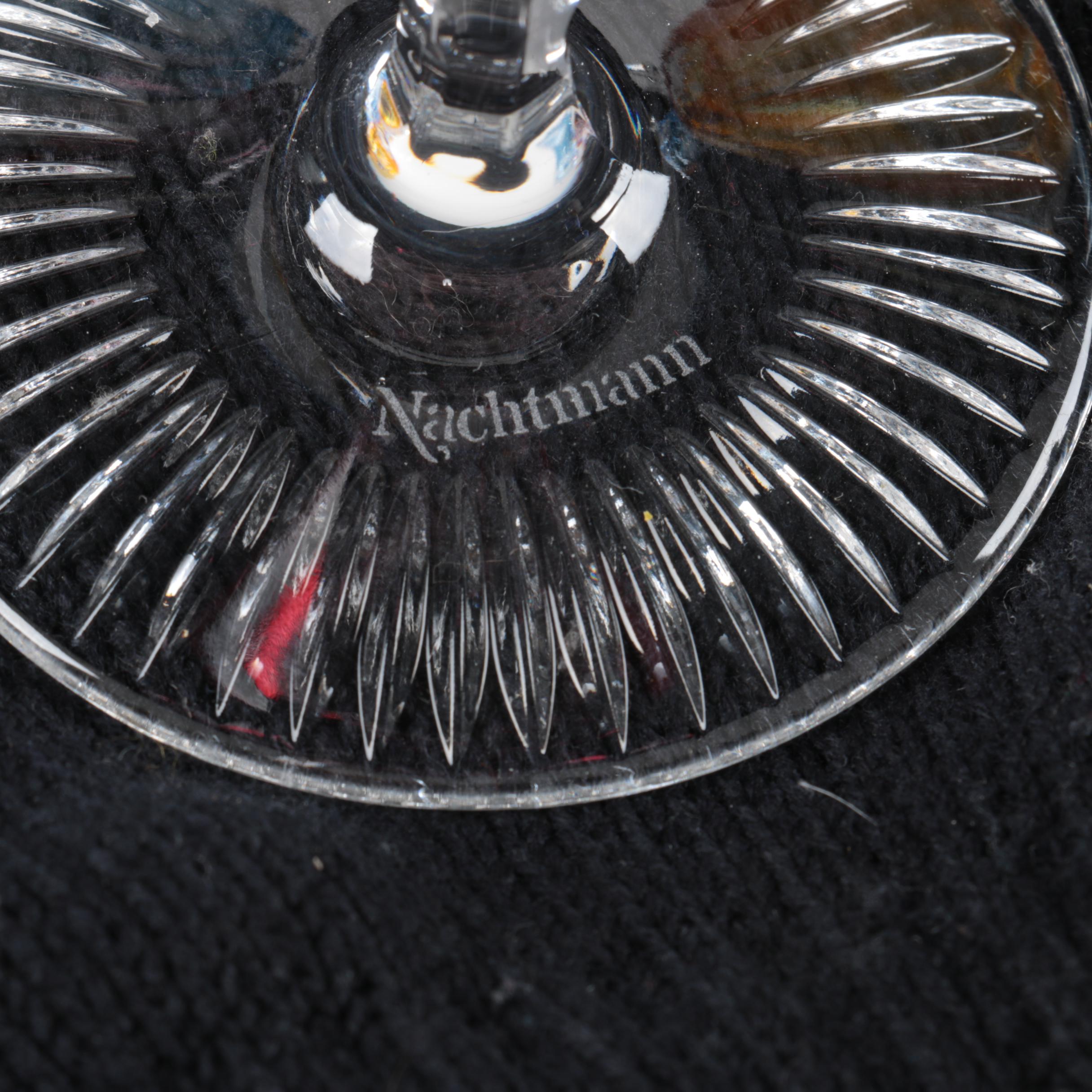 Nachtmann "Traube" Cased to Clear Colored Crystal Stemware