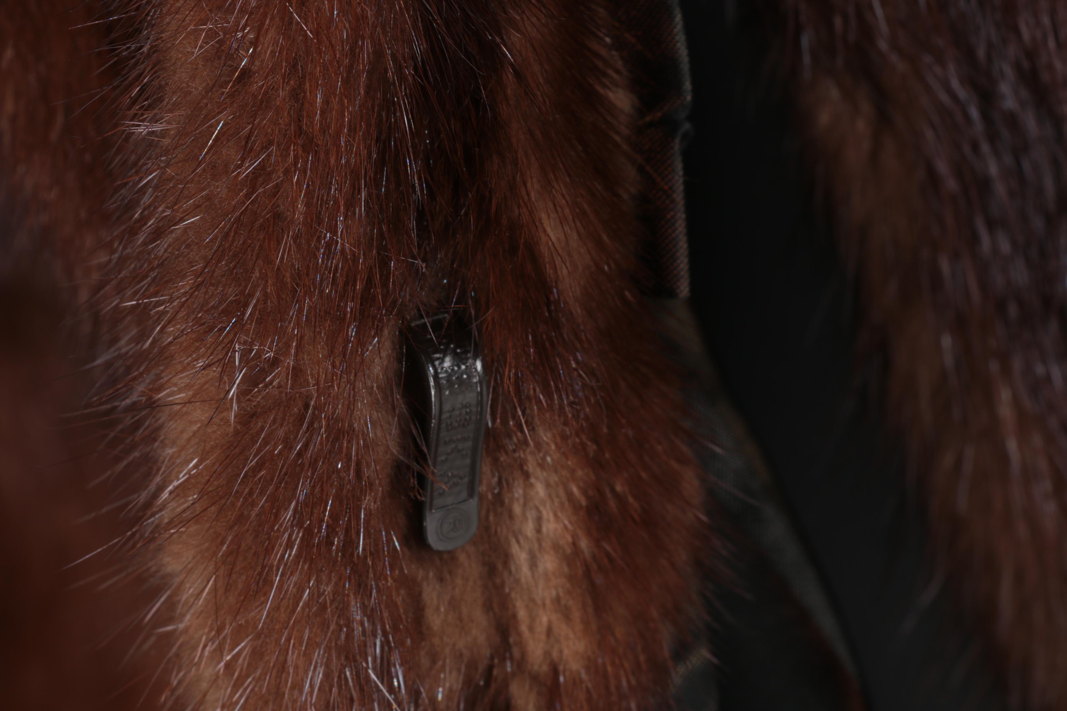 Women's Vintage Chocolate Mink Fur Coat