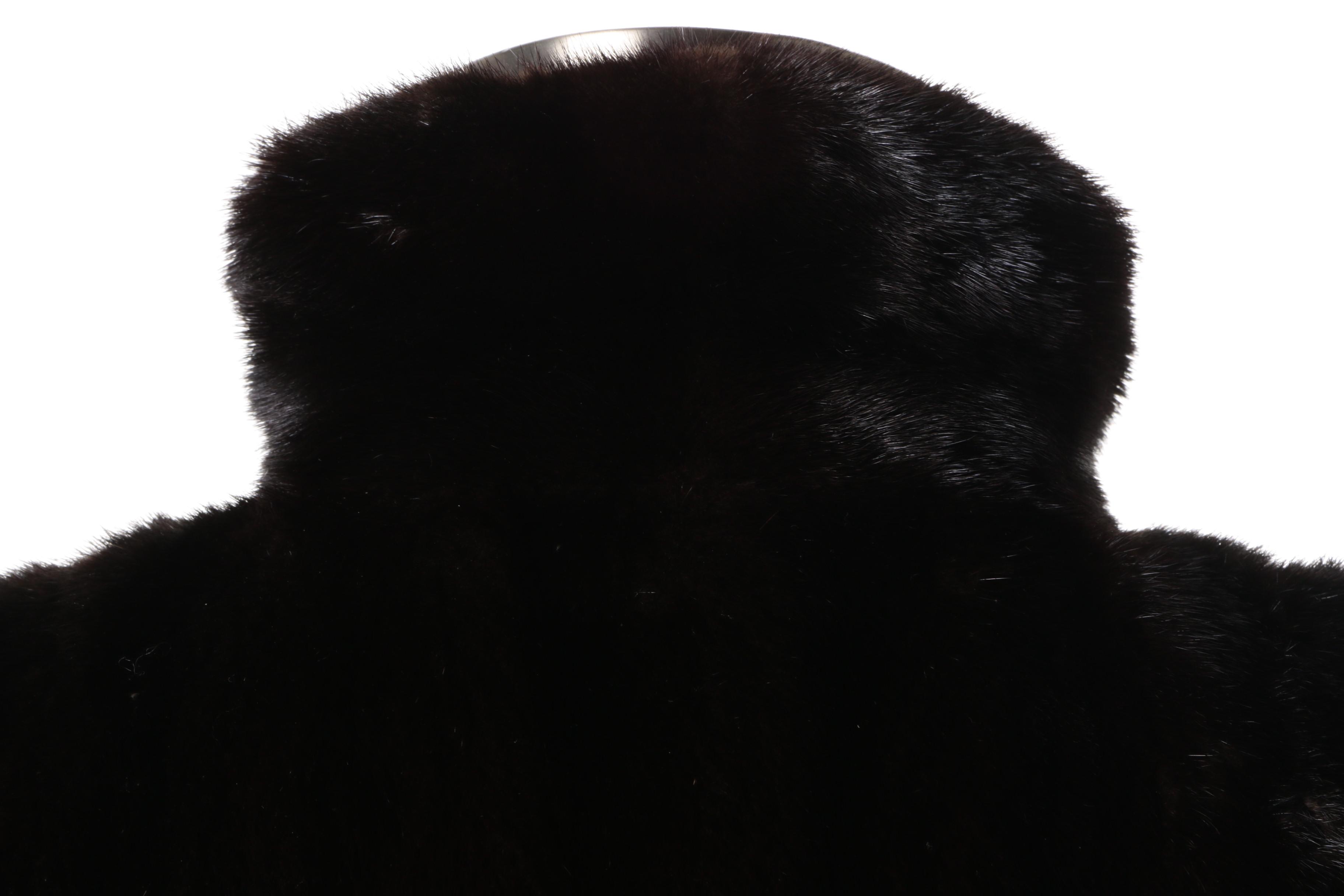 Vintage S. Garber Furs Ranch Mink Fur Coat