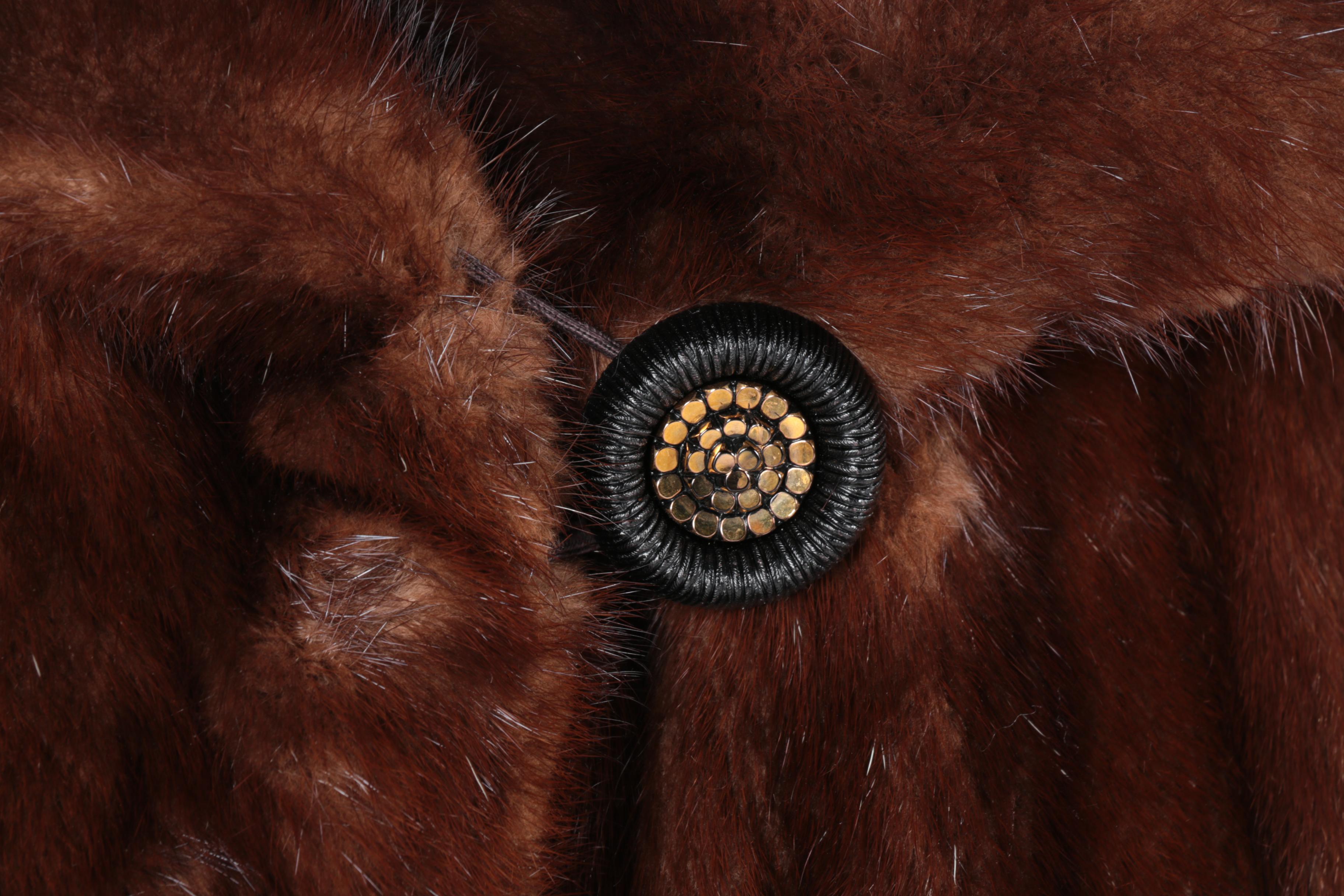 Vintage Furs by Truesdell Mink Fur Swing Coat