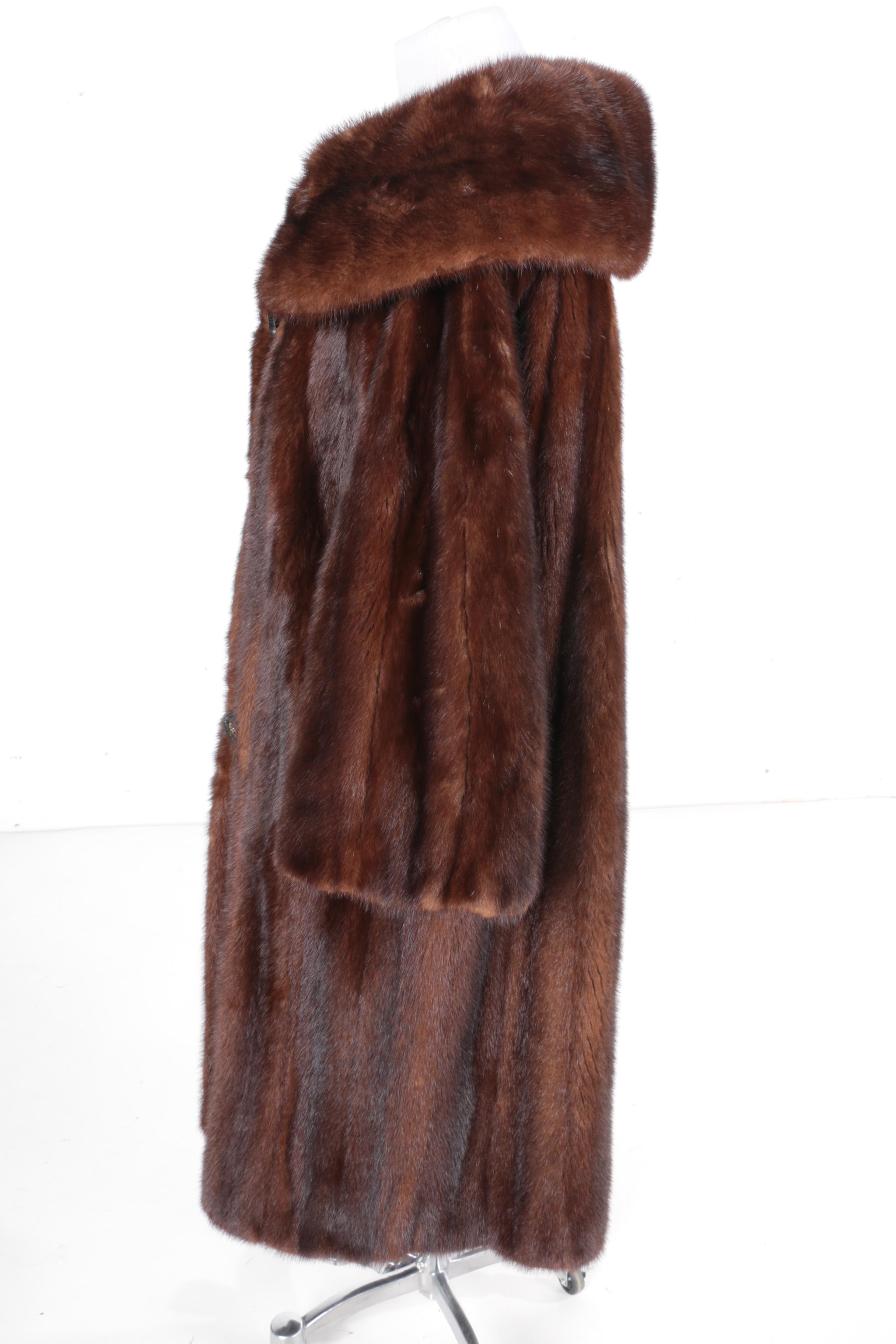 Vintage Furs by Truesdell Mink Fur Swing Coat
